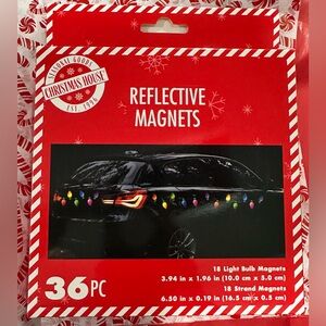 Reflective Christmas Light Magnets